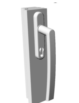 Rozeta za podizno kliznu ručicu RRPK1 Silver 34,5/160mm