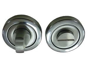 Rozeta za vrata BEOGRAD-R Inox/PInox fi53mm/6x6mm  WC 6x6mm DBP2
