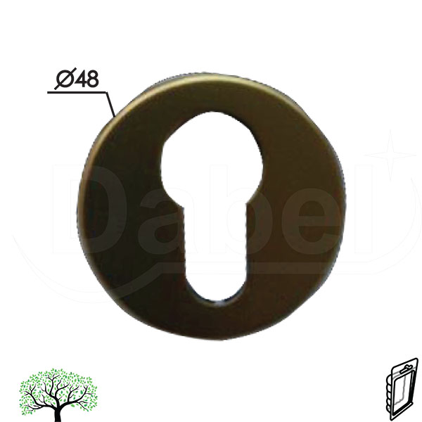 Rozeta za vrata R3 F9 fi49mm (2kom) Cil DBP1