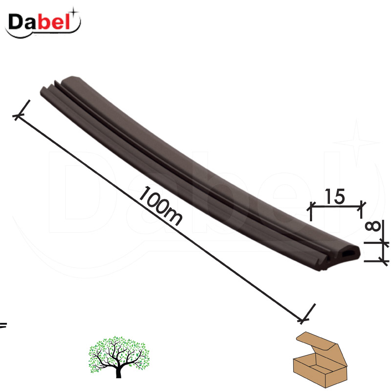Dihtung za drvo DH44 Braon 24x8 mm (100m)  Q
