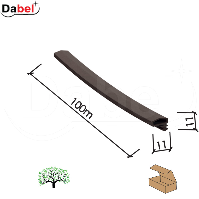 Dihtung za drvo DH22 Braon 11x11 mm (100m)  Q