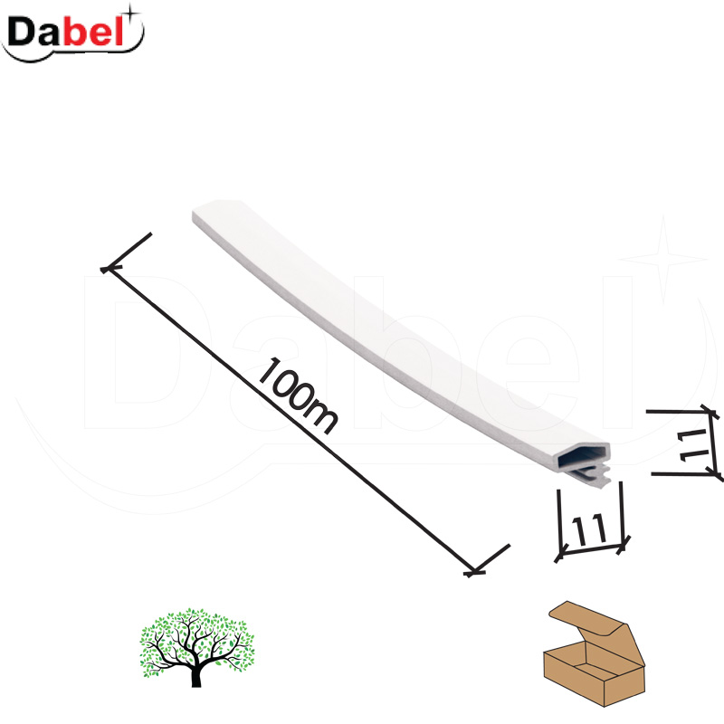 Dihtung za drvo DH22 Bela 11x11 mm (100m)  Q