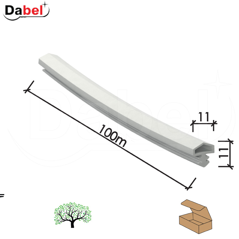 Dihtung za drvo DH16 Bela 11x11 mm (100m)  Q