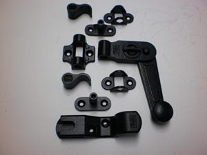 Bravica žaluzina 10 Crna   130mm