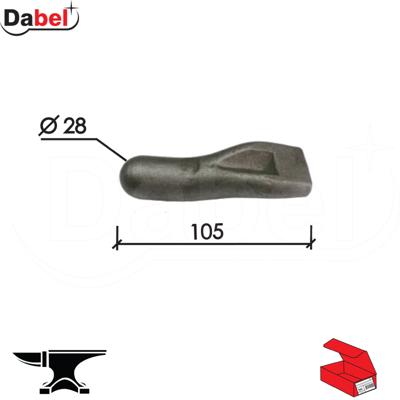 Čivija bravarska Č1000 Ne 28x105mm   DP1