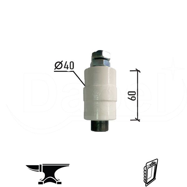 Vodjica za kliznu kapiju V1004 ZnB 40x60mm   DBP1