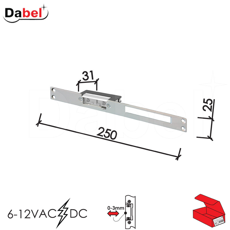 Elektro prihvatnik EP2 Silver 25x250mm  Elektro prihvatnik EP2 Silver 25x250mm