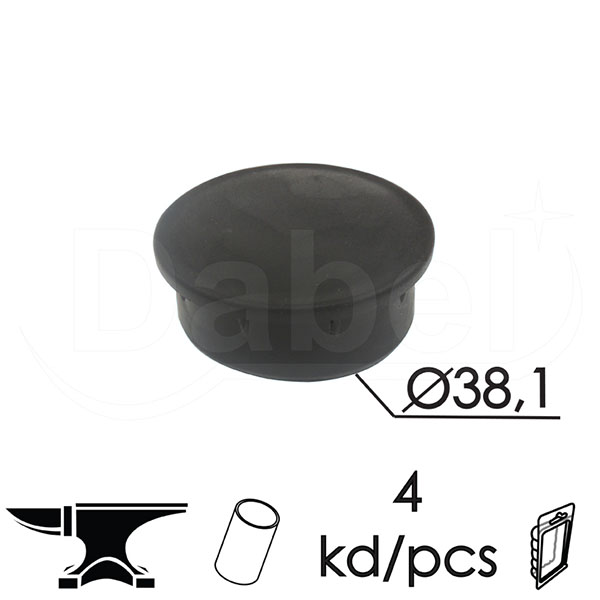 Čep za bravarsku kutiju ČP22 Crna 6/4 (4kom)  DP1