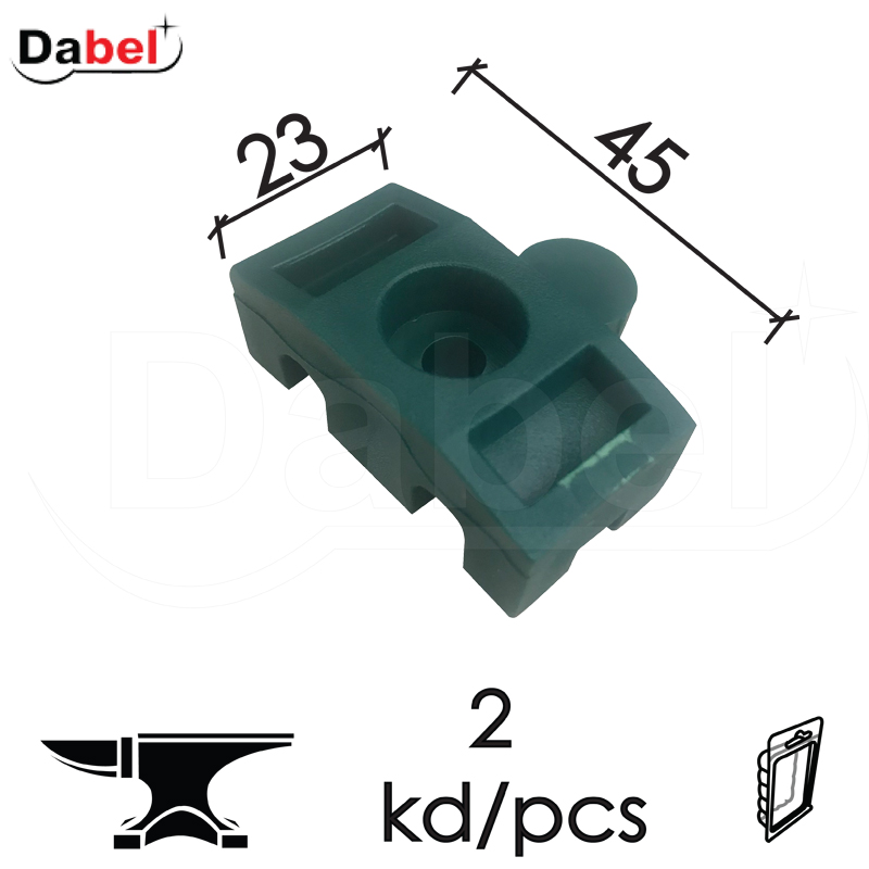 Nosač za panelne ograde NPO1 Zelena 23x45mm (2kom)  DBP1