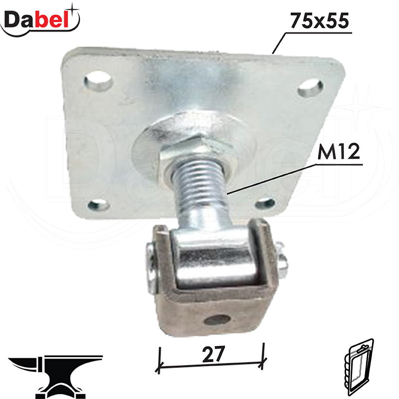 Šarka drvo metal SP33 ZnB M12 75x55/27mm   DBP1