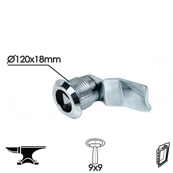 Bravica za metalni orman 2117 Hr fi20x18/9mm  1Klj DBP1