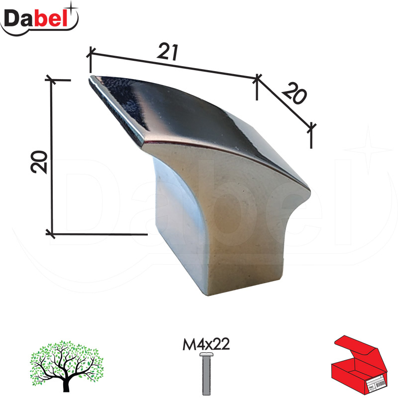 Dugme za nameštaj D33 Hr 26x20mm   DP1