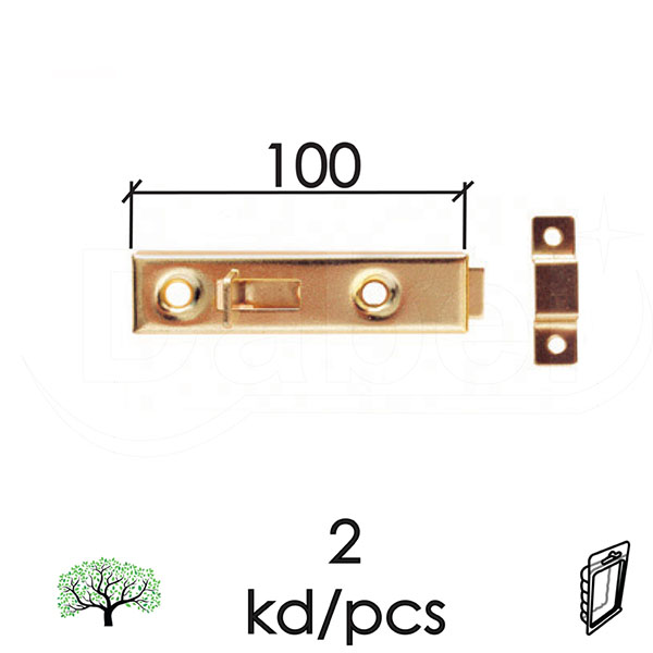 Reza za nameštaj RZ604 Ms x100mm (2kom)  DSP
