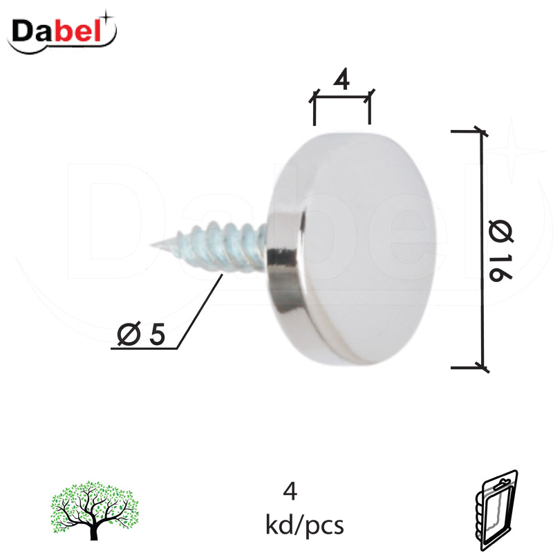 Kapica za vijak MA01 Hr fi16mm (4kom)  XPD