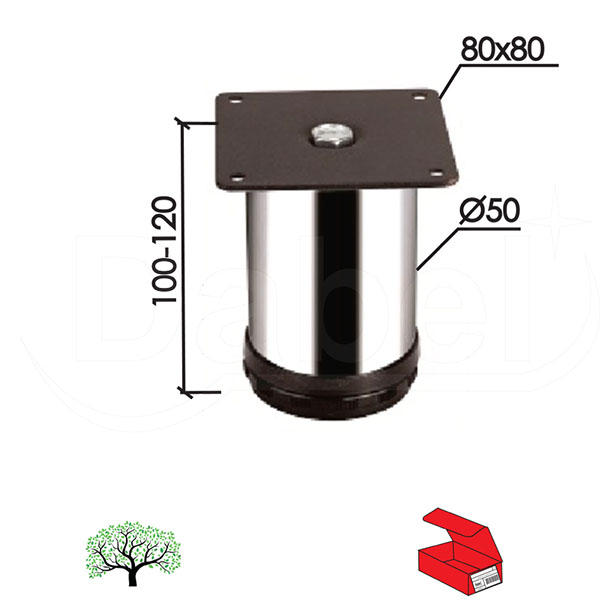 Nogica za nameštaj NO8 Hr fi60xx100mm   Q