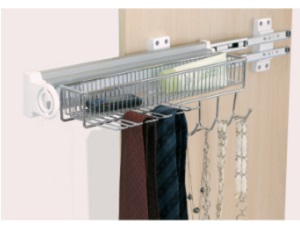 Garderobna ugradna vešalica GE47 Siva 300mm