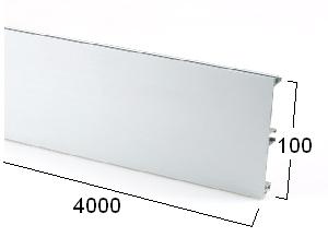 Cokla za kuhinju C01 Alum 4000 mm