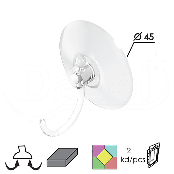 Vešalica vakum V30 Trans fi45mm (2kom)  DBP1
