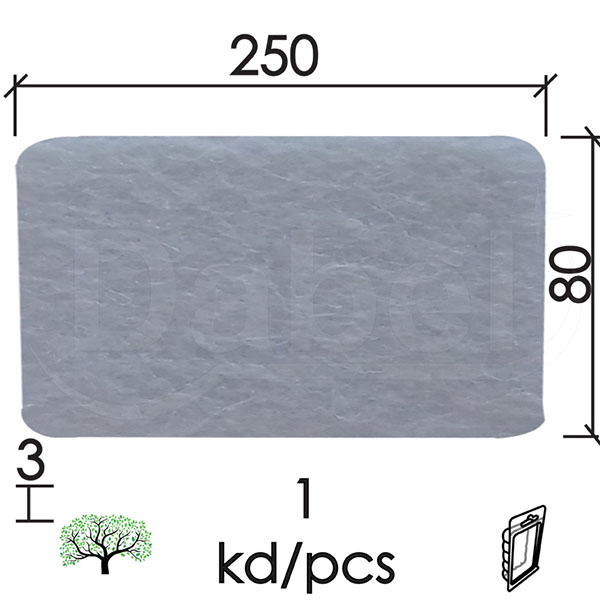 Podloška filc samol. za nameštaj F01 Bela 80x250x3mm   DPZ