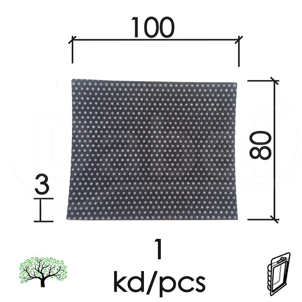 Podloška filc samol. za nameštaj F03 Braon 80x100x3mm   DPZ