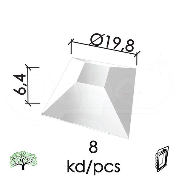 Odbojnik samol. za nameštaj US Trans 19,8x6,4mm (8kom)  DPZ