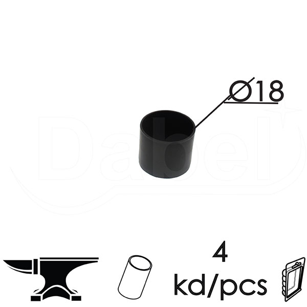 Navlaka za nogare stolica SN5 Crna fi18mm (4kom)  DBP1