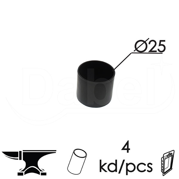 Navlaka za nogare stolica SN5 Crna fi25mm (4kom)  DP1