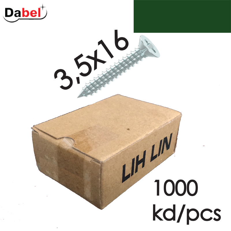 Vijak za ivericu VK0 ZnB 3,5x16/7mm (1000kom)