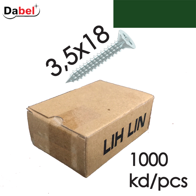 Vijak za ivericu VK0 ZnB 3,5x18/7mm (1000kom)