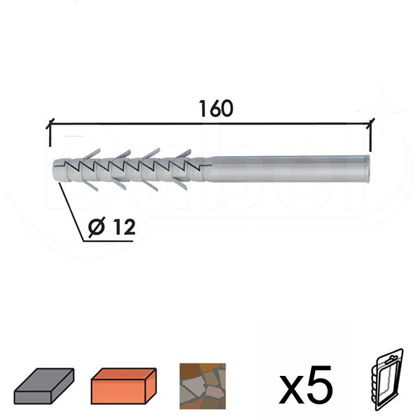 Tipl N Siva fi x12xx160mm (5kom)  DBP1