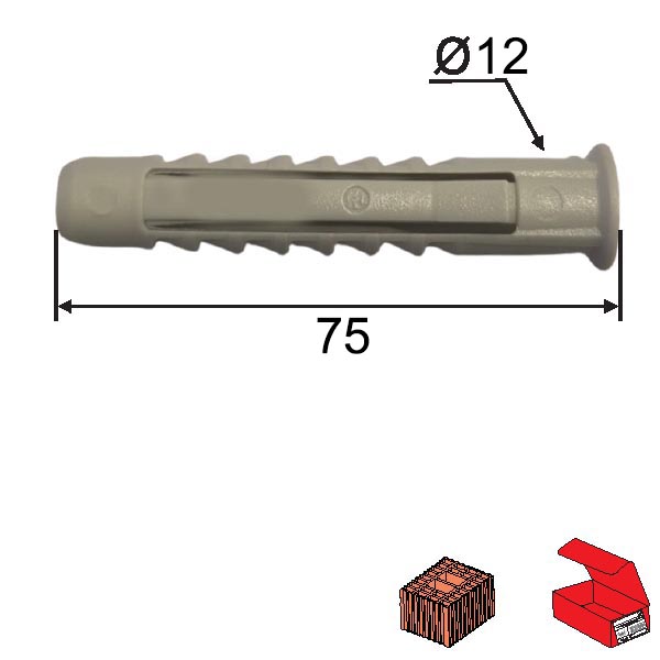 Tipl H Siva fi x12x70mm
