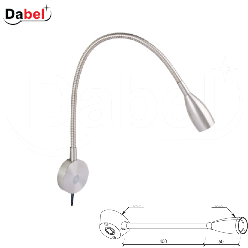 Led lampa za čitanje L8 Silver