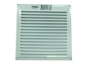 Rešetka ventilaciona za vrata REŠ1 Bela 150X150 mm   DP1