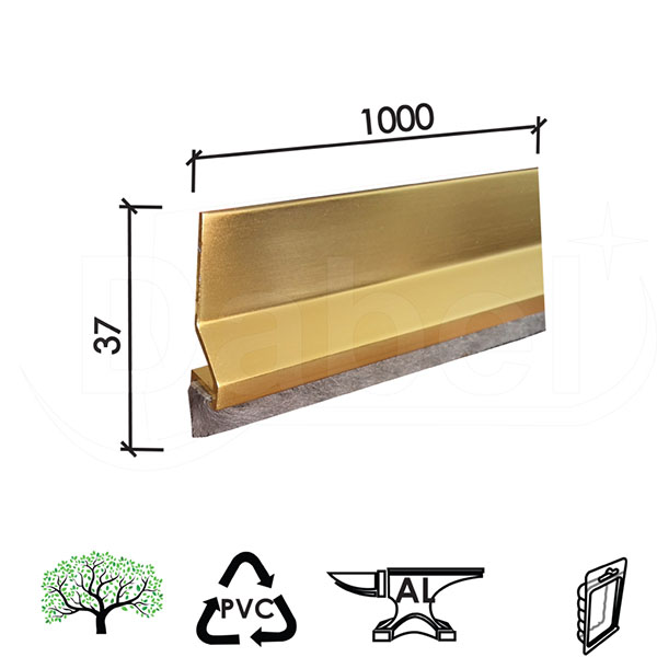 Lajsna diht za vrata ČT 2 Ms 37x1000mm  Samolepiva