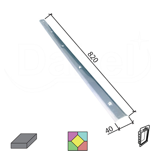 Lajsna prelazna za pod TAP-10 Inox 820mm