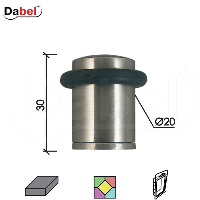 Odbojnik podni za vrata OD201 Hr fi20x30mm   DBP1