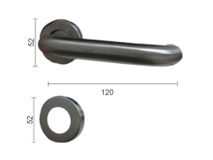 Kvaka rozeta za vrata TORRI Hr/Mat-Hr   WC 8x8mm