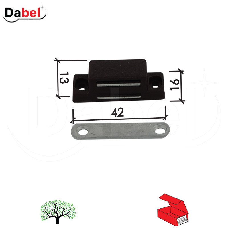 Magnet za nameštaj M4125 Braon 42/15/13mm  3kg OPD