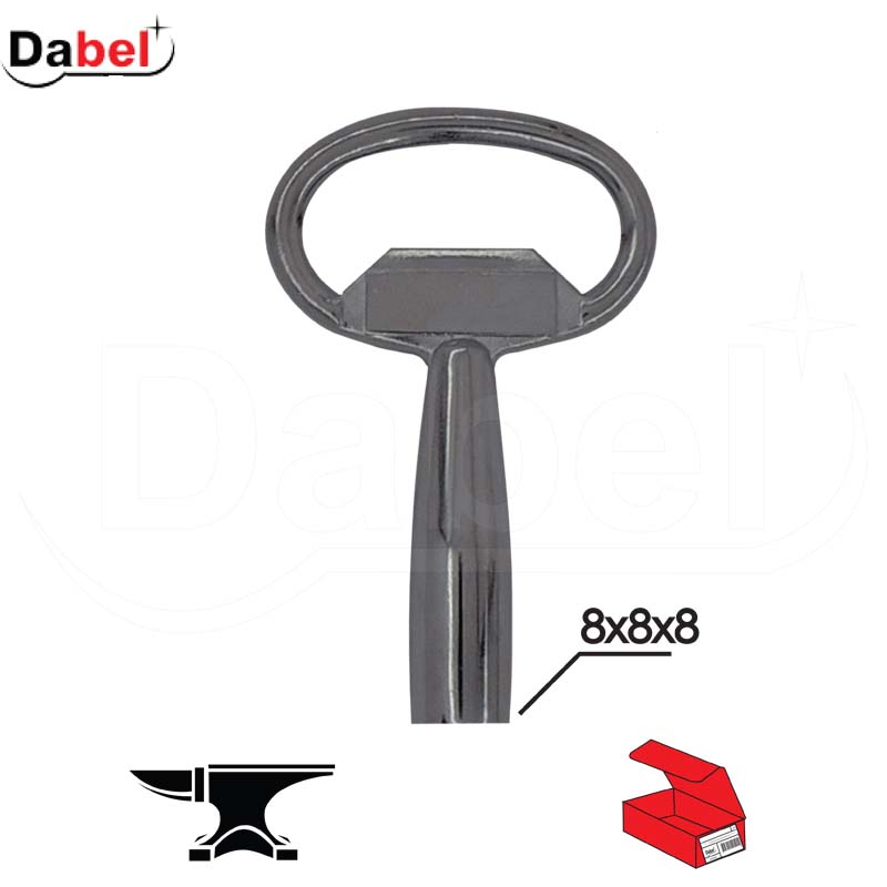 Ključ bravice za metalni orman KLJ2113 Hr 8x8x8mm   DBP1