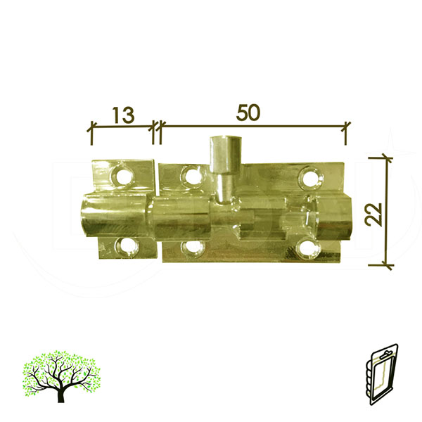 Reza za vrata 4010 Ms 50mm   DBP1